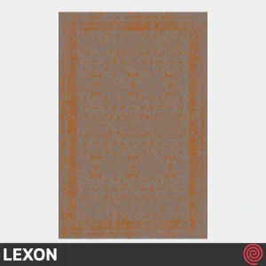 فرش ماشینی 700 شانه لکسون کلکسیون هرمز کد LEXON 7001 | رنگ مسی