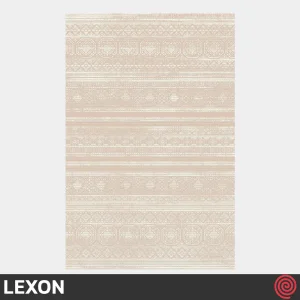 فرش ماشینی 700 شانه لکسون کلکسیون هرمز کد LEXON 7002 | رنگ موکا