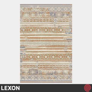 فرش ماشینی 700 شانه لکسون کلکسیون هرمز کد LEXON 7002 | رنگ کرم