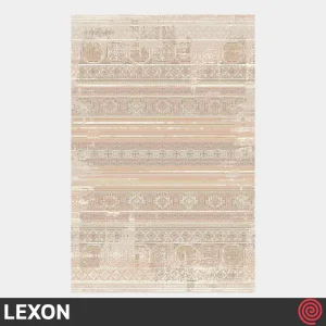 فرش ماشینی 700 شانه لکسون کلکسیون هرمز کد LEXON 7002 | رنگ بژ