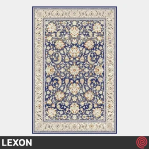 فرش ماشینی 700 شانه لکسون کلکسیون هرمز کد LEXON 7003 | رنگ سرمه ای