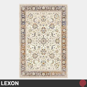 فرش ماشینی 700 شانه لکسون کلکسیون هرمز کد LEXON 7003 | رنگ کرم