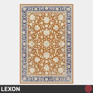 فرش ماشینی 700 شانه لکسون کلکسیون هرمز کد LEXON 7003 | رنگ مسی