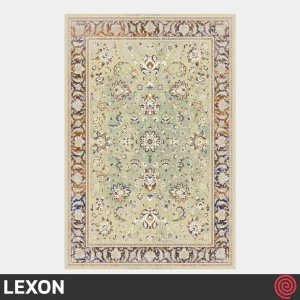 فرش ماشینی 700 شانه لکسون کلکسیون هرمز کد LEXON 7003 | رنگ سبز
