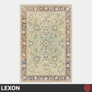فرش ماشینی 700 شانه لکسون کلکسیون هرمز کد LEXON 7003 | رنگ سبز