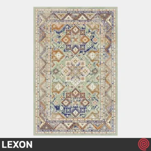 فرش ماشینی 700 شانه لکسون کلکسیون هرمز کد LEXON 7004 | رنگ سبز