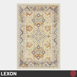 فرش ماشینی 700 شانه لکسون کلکسیون هرمز کد LEXON 7004 | رنگ طلایی