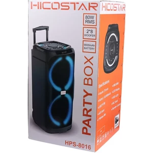اسپیکر چمدانی بلوتوثی هایکو استار Hicostar مدل Party Box HPS-8016