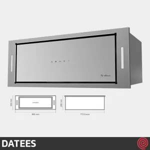 هود مخفی داتیس مدل DATEES Gloria Ultra | سایز 80 با موتور 6 دور توربو