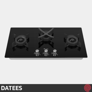 اجاق گاز صفحه ای 3 شعله داتیس مدل DATEES DG-385 | بدنه شیشه ای