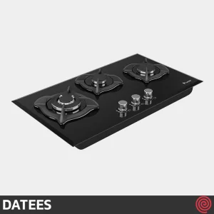 اجاق گاز صفحه ای 3 شعله داتیس مدل DATEES DG302 | بدنه شیشه ای