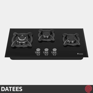 اجاق گاز صفحه ای 3 شعله داتیس مدل DATEES DG-302 | بدنه شیشه ای