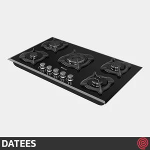 اجاق گاز صفحه ای 5 شعله داتیس مدل DATEES DG-525 | بدنه شیشه ای