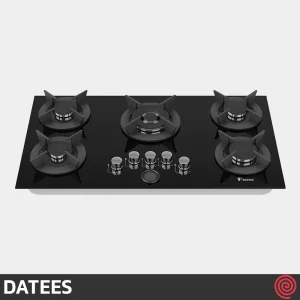 اجاق گاز صفحه ای 5 شعله داتیس مدل DATEES DG-596 | بدنه شیشه ای