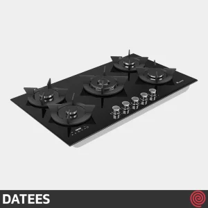 اجاق گاز صفحه ای 5 شعله داتیس مدل DATEES DG-586 | بدنه شیشه ای