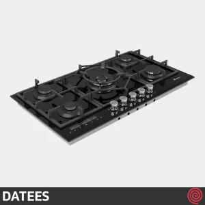 اجاق گاز صفحه ای 5 شعله داتیس مدل DATEES DG-569 | بدنه شیشه ای