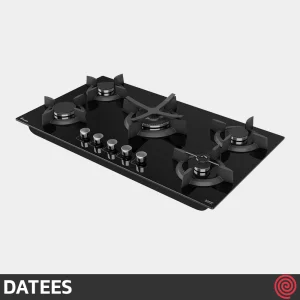 اجاق گاز صفحه ای 5 شعله داتیس مدل DATEES DG-582 | بدنه شیشه ای