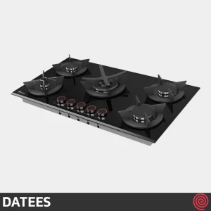 اجاق گاز صفحه ای 5 شعله داتیس مدل DATEES  DG-565 | بدنه شیشه ای