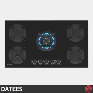 اجاق گاز صفحه ای 5 شعله داتیس مدل DATEES DG-565 | بدنه شیشه ای