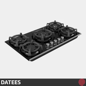 اجاق گاز صفحه ای 5 شعله داتیس مدل DATEES DG-561 | بدنه شیشه ای