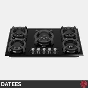 اجاق گاز صفحه ای 5 شعله داتیس مدل DATEES DG-561 | بدنه شیشه ای