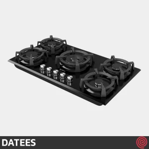 اجاق گاز صفحه ای 5 شعله داتیس مدل DATEES DG-561 | بدنه شیشه ای