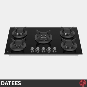 اجاق گاز صفحه ای 5 شعله داتیس مدل DATEES DG-553 | بدنه شیشه ای