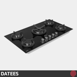 اجاق گاز صفحه ای 5 شعله داتیس مدل DATEES DG-547 | بدنه شیشه ای