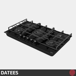 اجاق گاز صفحه ای 5 شعله داتیس مدل DATEES DG-545 | بدنه شیشه ای