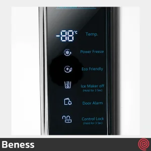 یخچال و فریزر دوقلو 36 فوت بنس مدل پولاریس Beness Polaris | رنگ نقره ای
