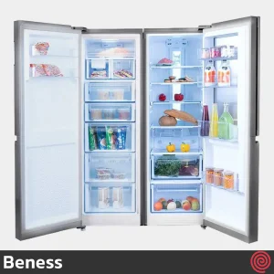 یخچال و فریزر دوقلو 36 فوت بنس مدل پولاریس Beness Polaris | رنگ نقره ای