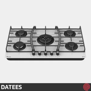 اجاق گاز صفحه ای 5 شعله داتیس مدل DATEES DG-545 Ultra | بدنه شیشه ای