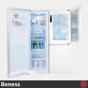 یخچال و فریزر دوقلو 36 فوت بنس مدل پولاریس Beness Polaris | رنگ سفید