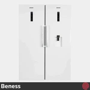 یخچال و فریزر دوقلو 40 فوت بنس مدل آمیتیس Beness Amitis | رنگ سفید