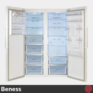 یخچال و فریزر دوقلو 40 فوت بنس مدل آمیتیس Beness Amitis | رنگ سفید