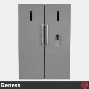یخچال و فریزر دوقلو 40 فوت بنس مدل آمیتیس Beness Amitis | رنگ نقره ای
