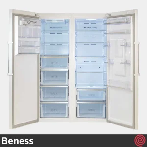 یخچال و فریزر دوقلو 40 فوت بنس مدل آمیتیس Beness Amitis | رنگ نقره ای