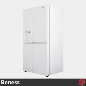 یخچال و فریزر ساید بای ساید 30 فوت بنس مدل اکسیس Beness Axis | رنگ سفید