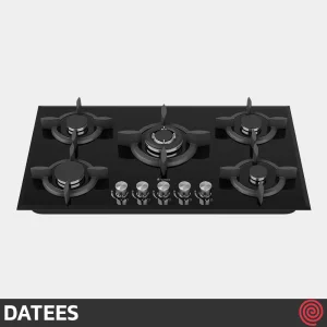 اجاق گاز صفحه ای 5 شعله داتیس مدل DATEES DG-536 | بدنه شیشه ای