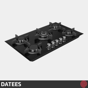 اجاق گاز صفحه ای 5 شعله داتیس مدل DATEES DG-536 | بدنه شیشه ای