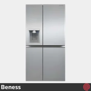 یخچال و فریزر ساید بای ساید 30 فوت بنس مدل اکسیس Beness Axis | رنگ نقره ای