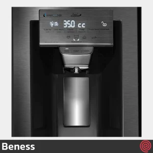 یخچال و فریزر ساید بای ساید 32 فوت بنس مدل اگنس Beness Agnes | رنگ نقره ای