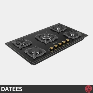 اجاق گاز صفحه ای 5 شعله داتیس مدل DATEES DG-535 | بدنه شیشه ای
