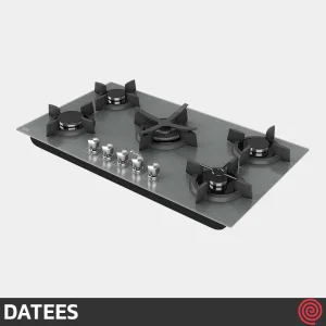 اجاق گاز صفحه ای 5 شعله داتیس مدل DATEES DG-527 | بدنه شیشه ای