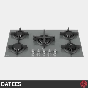 اجاق گاز صفحه ای 5 شعله داتیس مدل DATEES DG-527 | بدنه شیشه ای