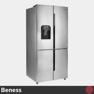 یخچال و فریزر ساید بای ساید 30 فوت بنس مدل هرمس Beness Hermes | رنگ نقره ای