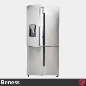یخچال و فریزر ساید بای ساید 30 فوت بنس مدل هرمس Beness Hermes | رنگ نقره ای
