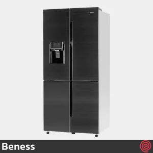 یخچال و فریزر ساید بای ساید 30 فوت بنس مدل هرمس Beness Hermes | رنگ مشکی