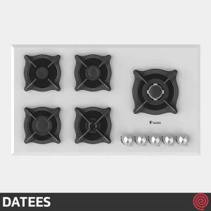 اجاق گاز صفحه ای 5 شعله داتیس مدل DATEES DG-522 Ultra | بدنه شیشه ای