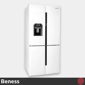 یخچال و فریزر ساید بای ساید 30 فوت بنس مدل هرمس Beness Hermes | رنگ سفید